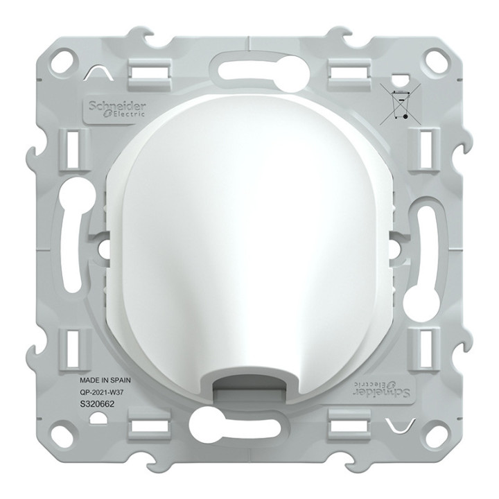 Sortie de câble Ovalis Schneider Electric - 16A -  Ø6..12mm  - Blanc