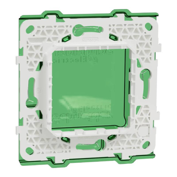 Support de fixation Unica - Plastique - 2 modules
