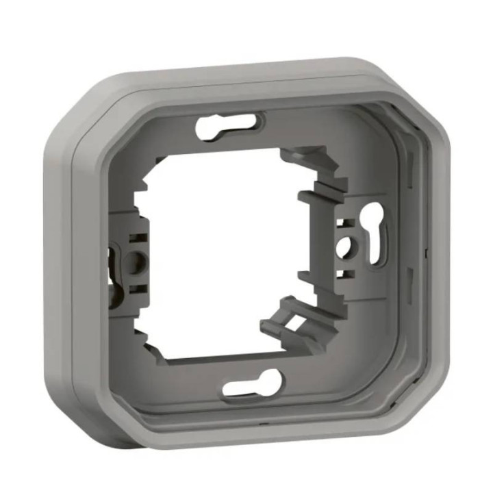 069683L - LEGRAND Support de plaque étanche Plexo - 2 postes - Gris