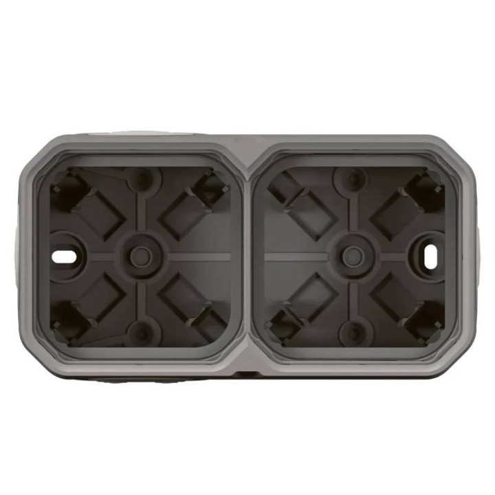 BOITIER PLEXO - SAILLIE - 2 POSTES - HORIZONTAL - 069672L
