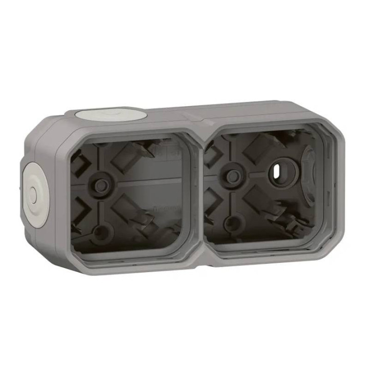 BOITIER PLEXO - SAILLIE - 2 POSTES - HORIZONTAL