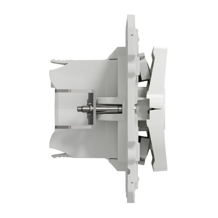 Interrupteur pour volet roulant Odace Schneider Electric - 3 touches - 6A - Blanc - Antibactérien