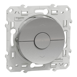 Interrupteur pour volet-roulant Odace - Aluminium