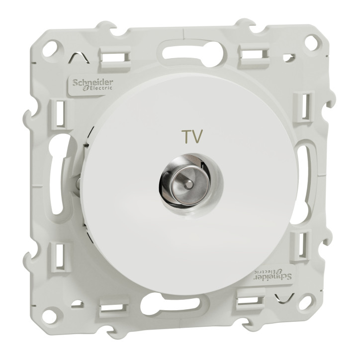 Prise TV Odace - Blanc