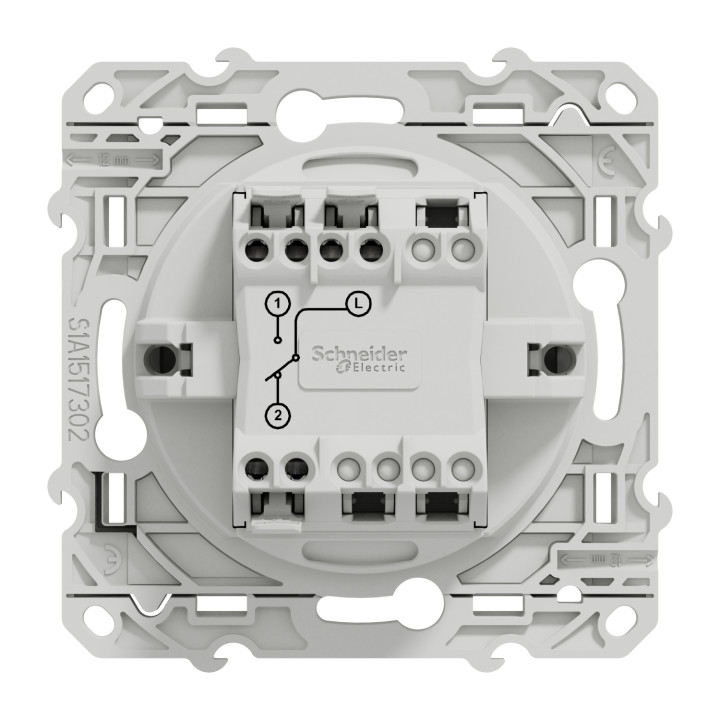 Va-et-vient 10A Odace - Aluminium