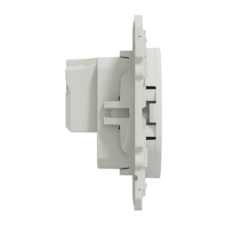 Odace prise 2P+T - Blanc - A vis