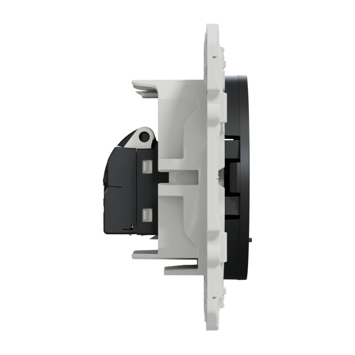 Prise multimédia RJ45 Grade 3 Odace -Cat. 6 STP - anthracite