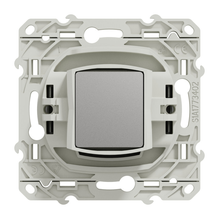 Prise TV Odace - Aluminium