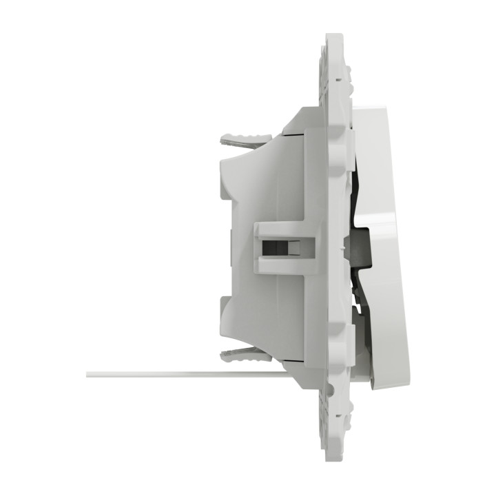 Odace double va et vient lumineux 10A - blanc