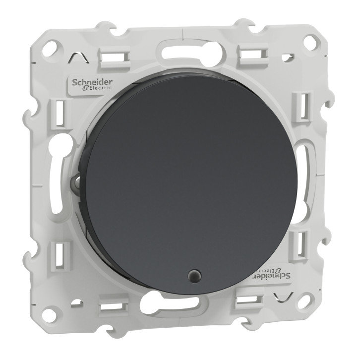 Poussoir lumineux Odace - Anthracite