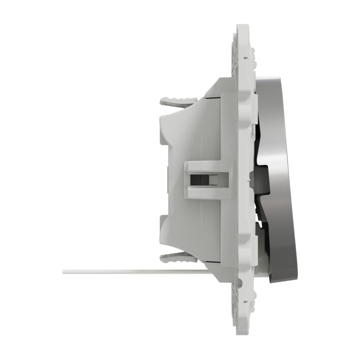 Odace va-et-vient lumineux + va-et-vient 10A - Aluminium