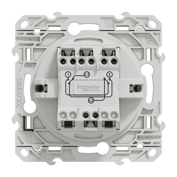 Permutateur Odace 10A - Aluminium