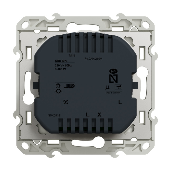 Odace interrupteur variateur électronique pour charges spéciales - blanc
