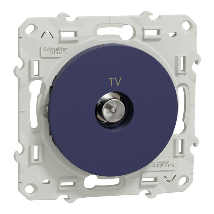 Prise TV Odace Schneider Electric - Cobalt