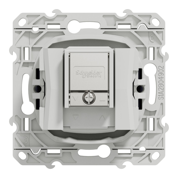 Prise TV/FM/SAT Odace Schneider Electric - 1 entrée - Cobalt