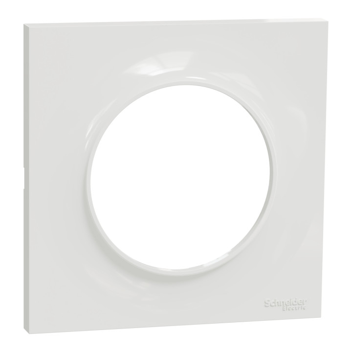 Plaque Odace Styl - Blanc brillant - Unique