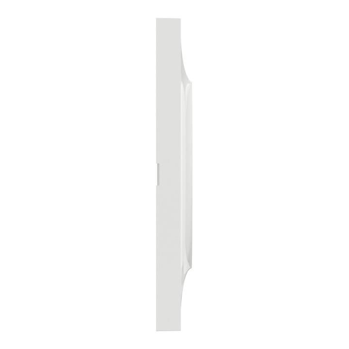 Plaque Odace Styl - Blanc brillant - Double horizontale / verticale 71mm