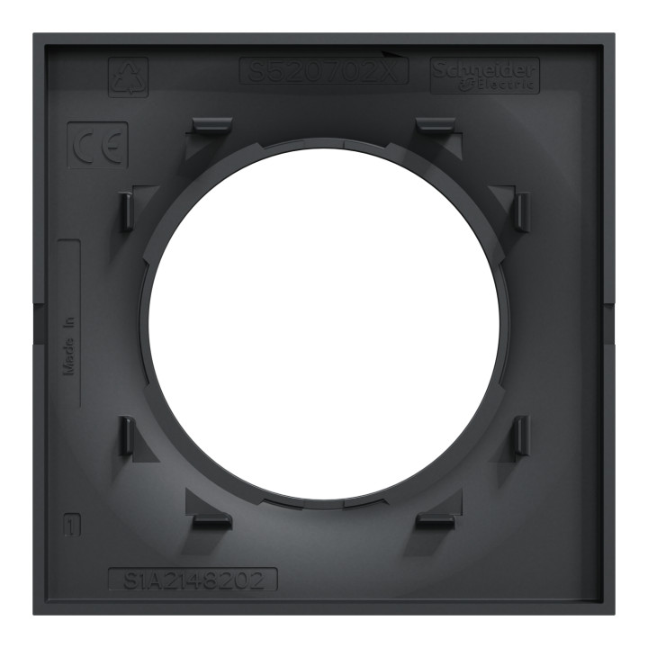 Plaque Odace Styl - Anthracite - Unique