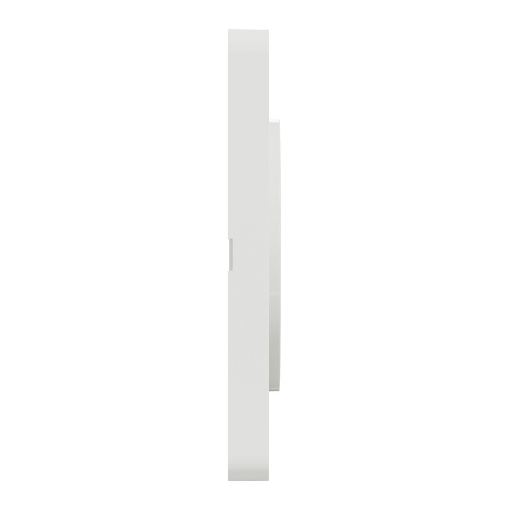 Plaque Odace Touch - Translucide blanc avec liseré blanc - Unique