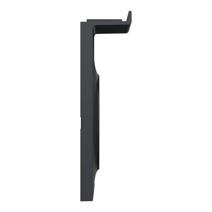 Plaque support téléphone mobile Odace Styl Pratic Schneider Electric - 1 poste - Anthracite