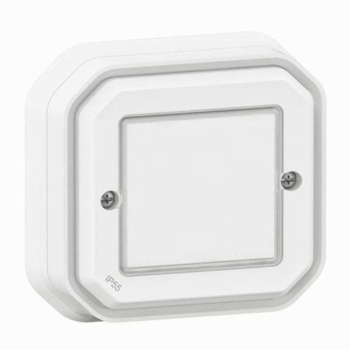 Commande ON OFF Self-e Plexo with Netatmo Legrand - Sans fil et sans pile - IP55 - Blanc - Complet