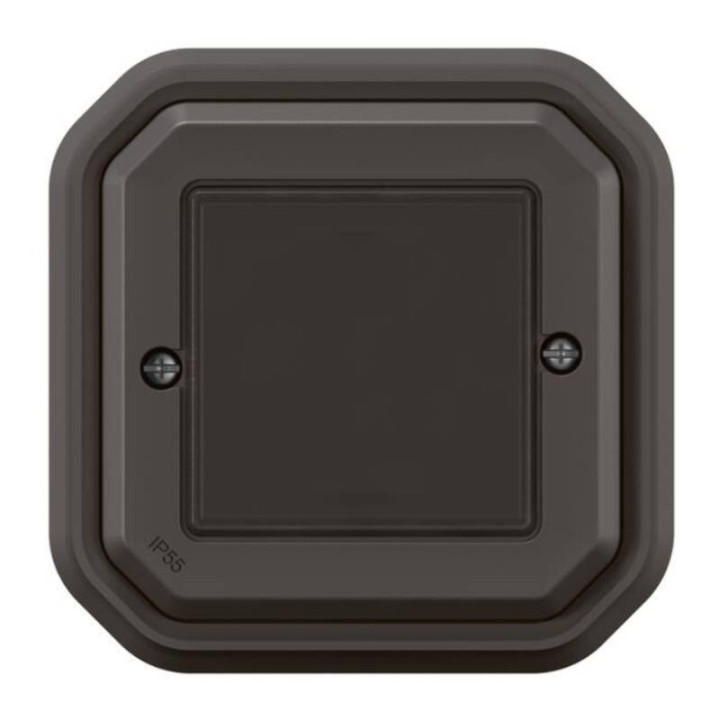 Commande ON OFF Self-e Plexo with Netatmo Legrand - Sans fil et sans pile - IP55 - Anthracite - Complet