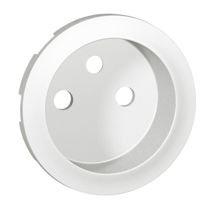 Enjoliveur Céliane - prise 2P+T standard - Blanc - non affleurant