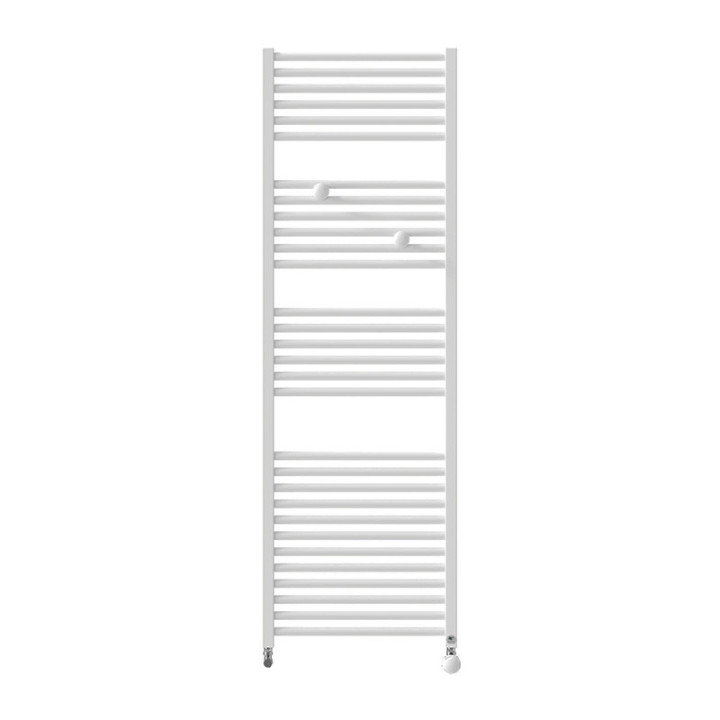 Sèche serviette eau chaude Riva 4 Thermor - Blanc brillant - 717W - Raccordements sur collecteurs