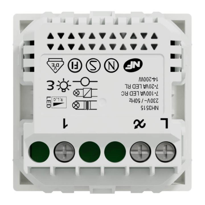 Variateur de lumière connecté wiser -  NU351518W Schneider