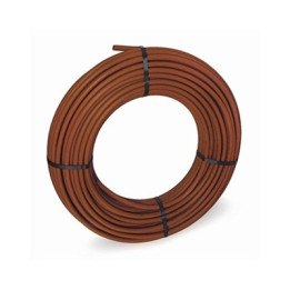 Tube PER nu rouge sans BAO - diam 16 mm - long 100 m