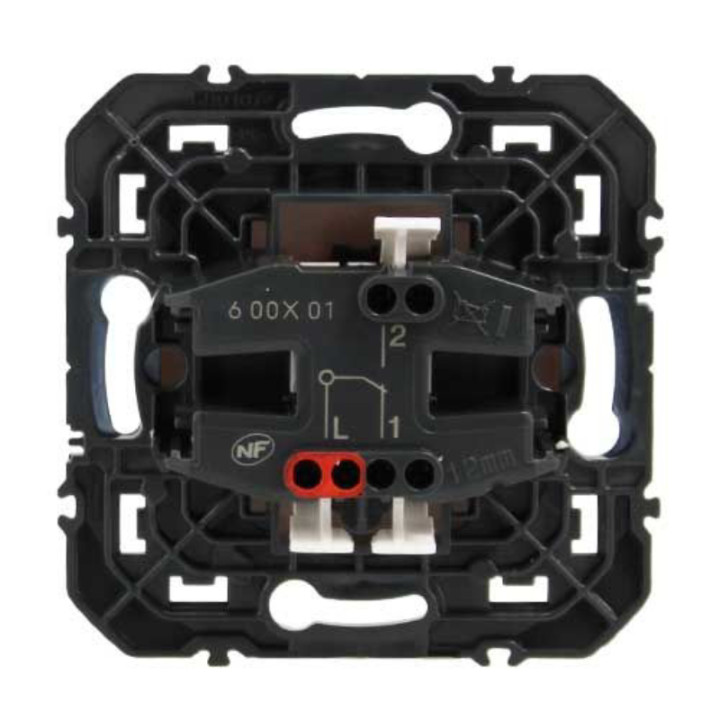 Va-et-vient Dooxie 1 poste - 10AX - 250V - Blanc