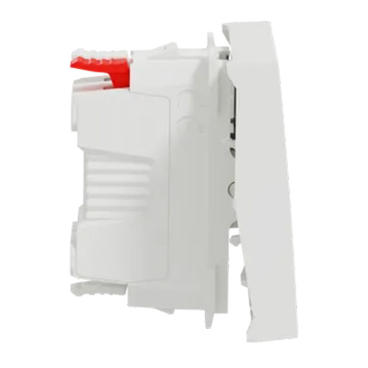 Va-et-vient Unica - 2 modules - 10AX - Blanc