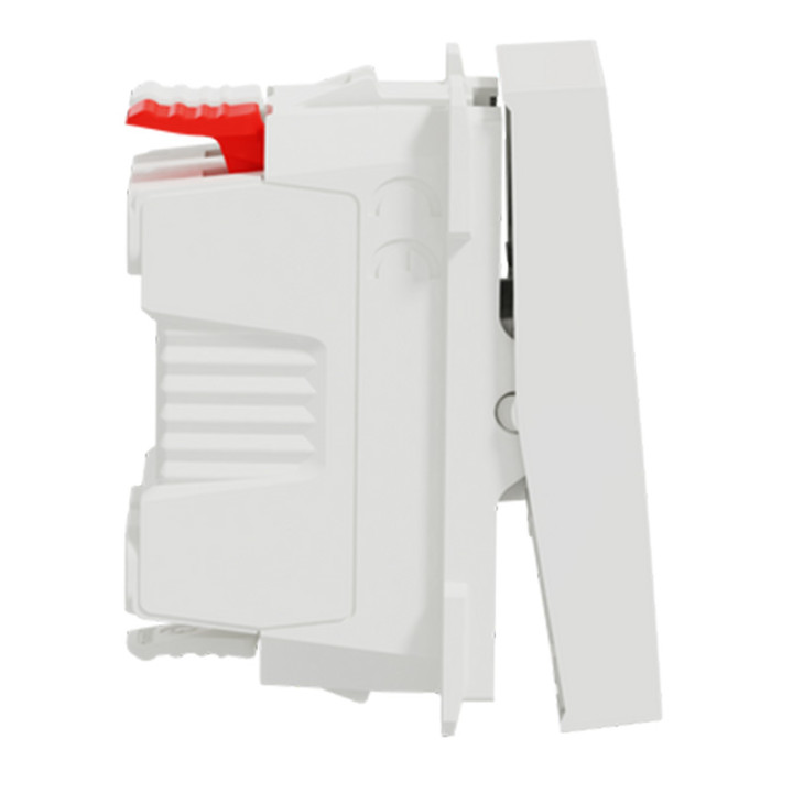 Va-et-vient Unica - 1 module - 10AX - Blanc