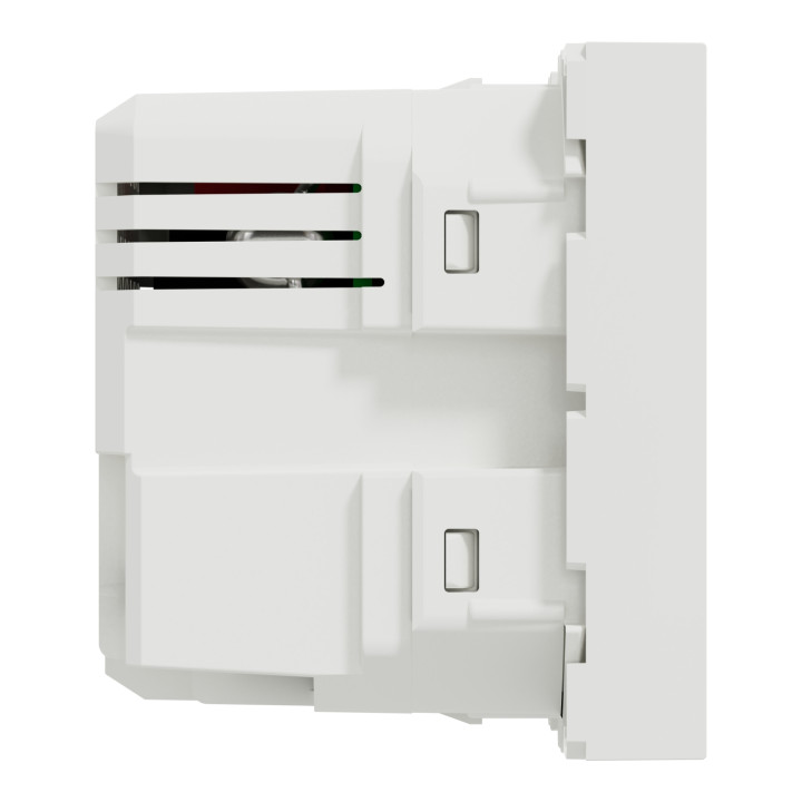 Prise d'alimentation USB Unica - Type A et C - 2 modules - Blanc
