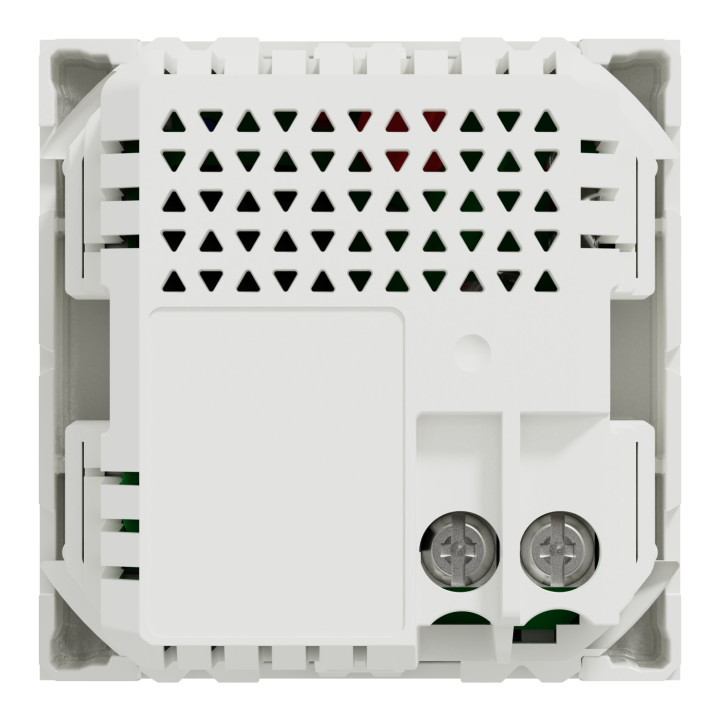 Prise d'alimentation USB Unica - Type A et C - 2 modules - Blanc