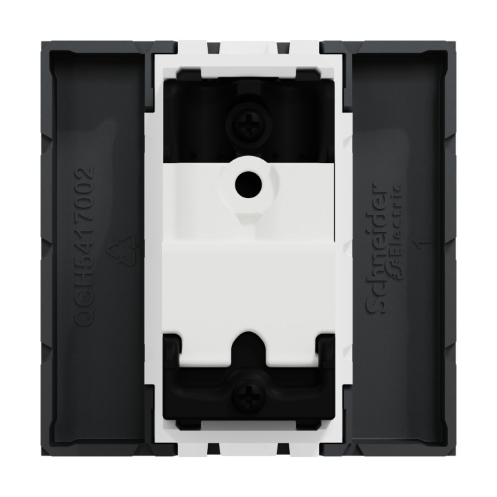 Prise télévision Unica - Mâle - 2 modules - Anthracite