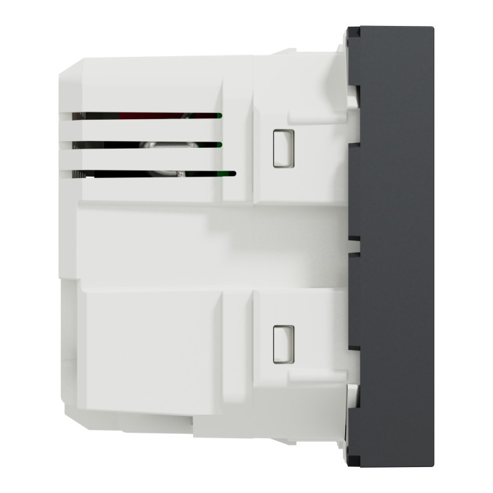 Prise d'alimentation USB Unica - Type A et C - 2 modules - Anthracite