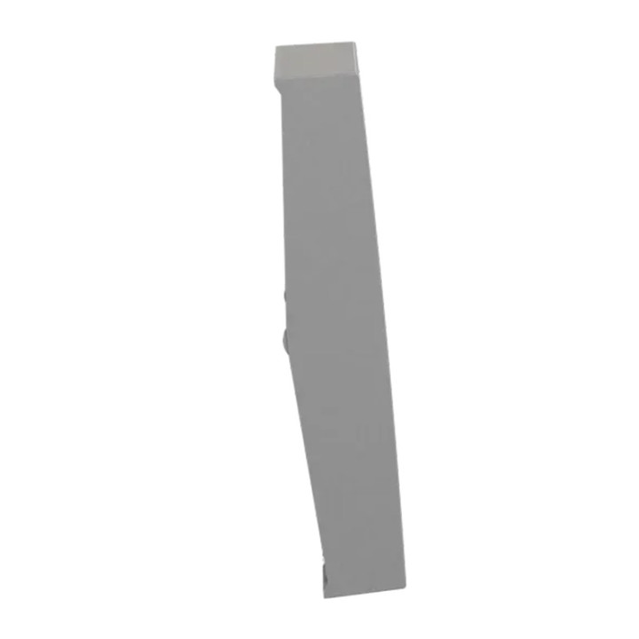 Bouton-poussoir NO/NF Unica - 1 module - 10A - Alu