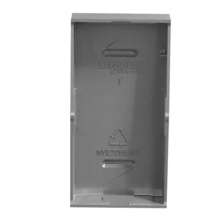 Bouton-poussoir NO/NF Unica - 1 module - 10A - Alu