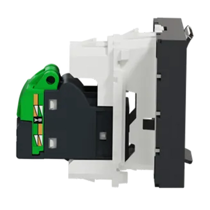 Prise RJ45 Unica - Cat.6 STP - 2 modules - Anthracite