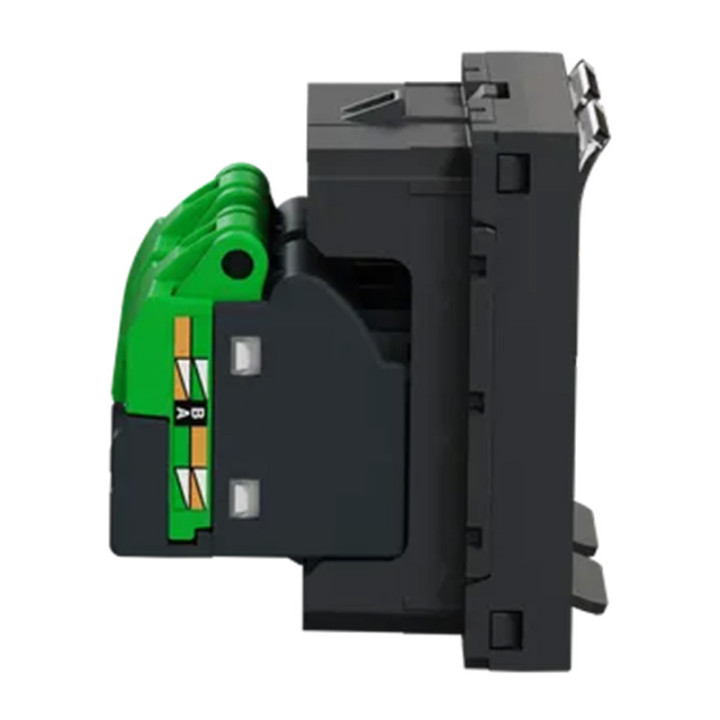 Double prise RJ45 Unica - Cat.6 STP - 2 modules - Anthracite
