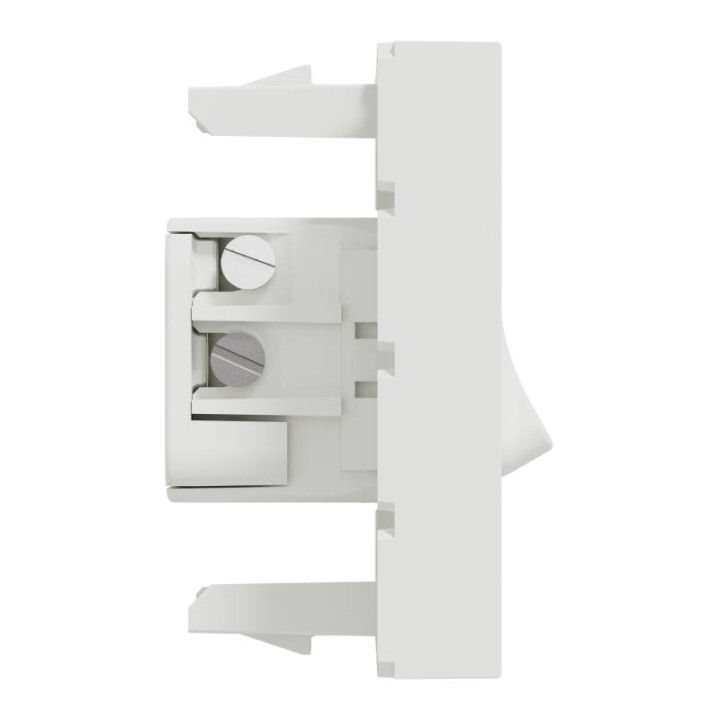 Interrupteur bipolaire Unica - 2 modules - 20AX - Blanc