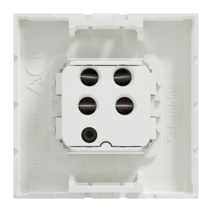Interrupteur bipolaire Unica - 2 modules - 20AX - Blanc