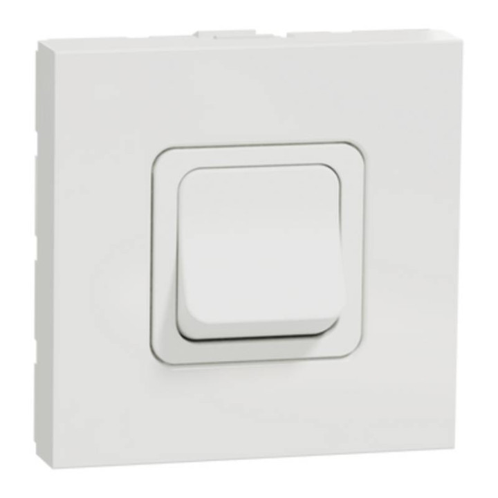Interrupteur bipolaire Unica - 2 modules - 20AX - Blanc