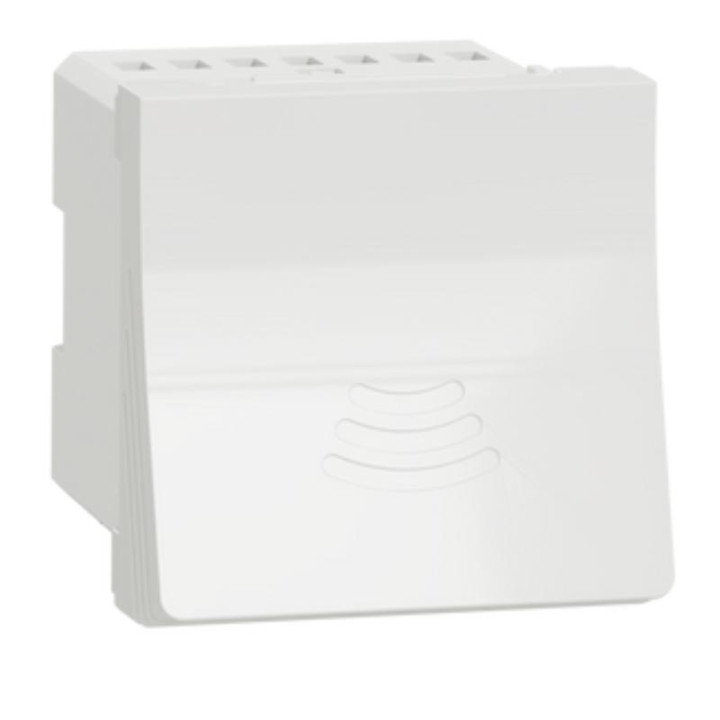 Sonnette électronique Unica - 70dB/1min - 230Vca - 2 modules - Blanc