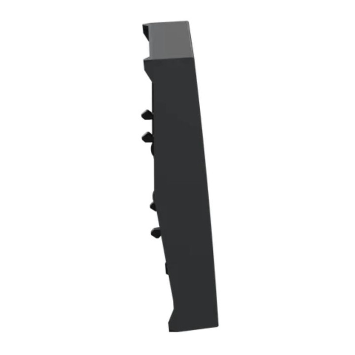Interrupteur bipolaire avec voyant Unica - 2 modules - 16AX - Anthracite