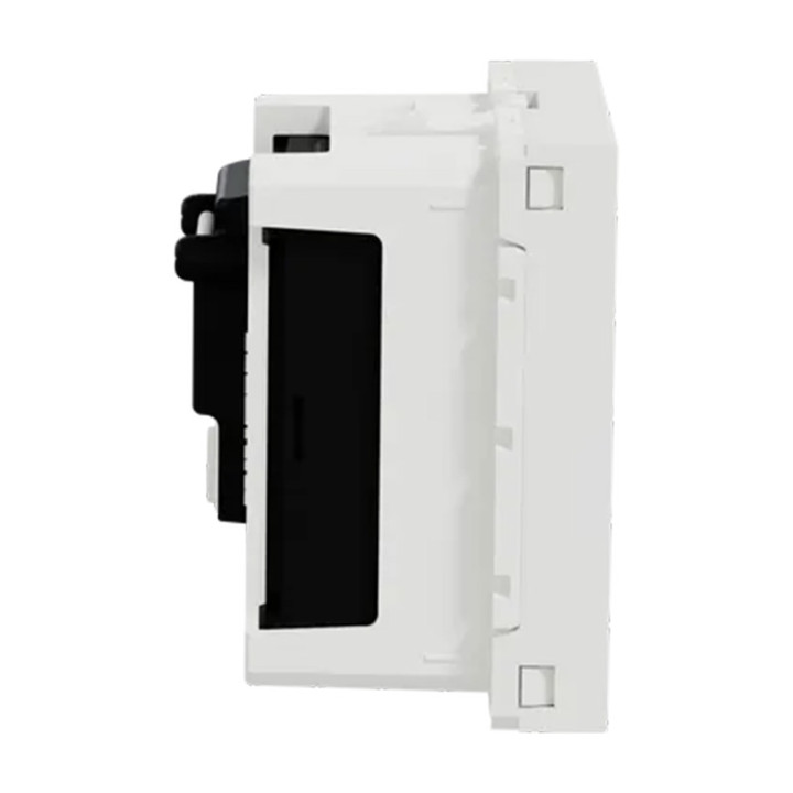 Prise TV/FM Unica - 2 modules - Blanc