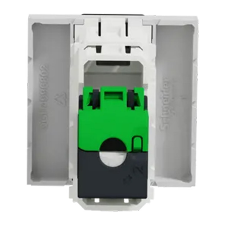 Prise RJ45 Unica - Cat.5e UTP - 2 modules - Alu