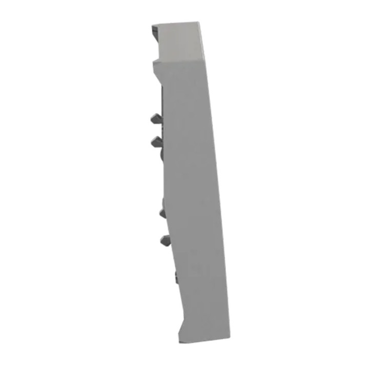 Interrupteur bipolaire avec voyant Unica - 2 modules - 16AX - Alu