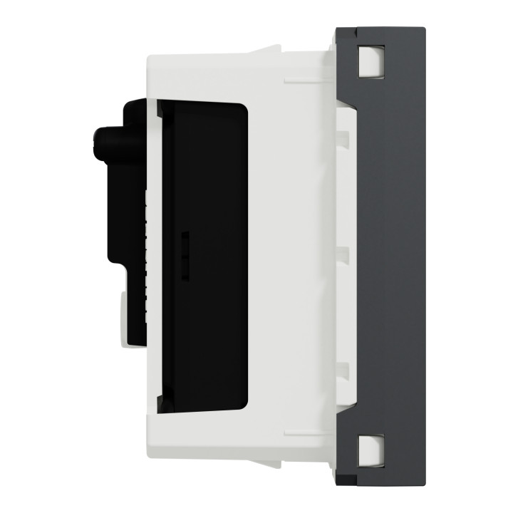 Prise TV/FM Unica - 2 modules - Anthracite